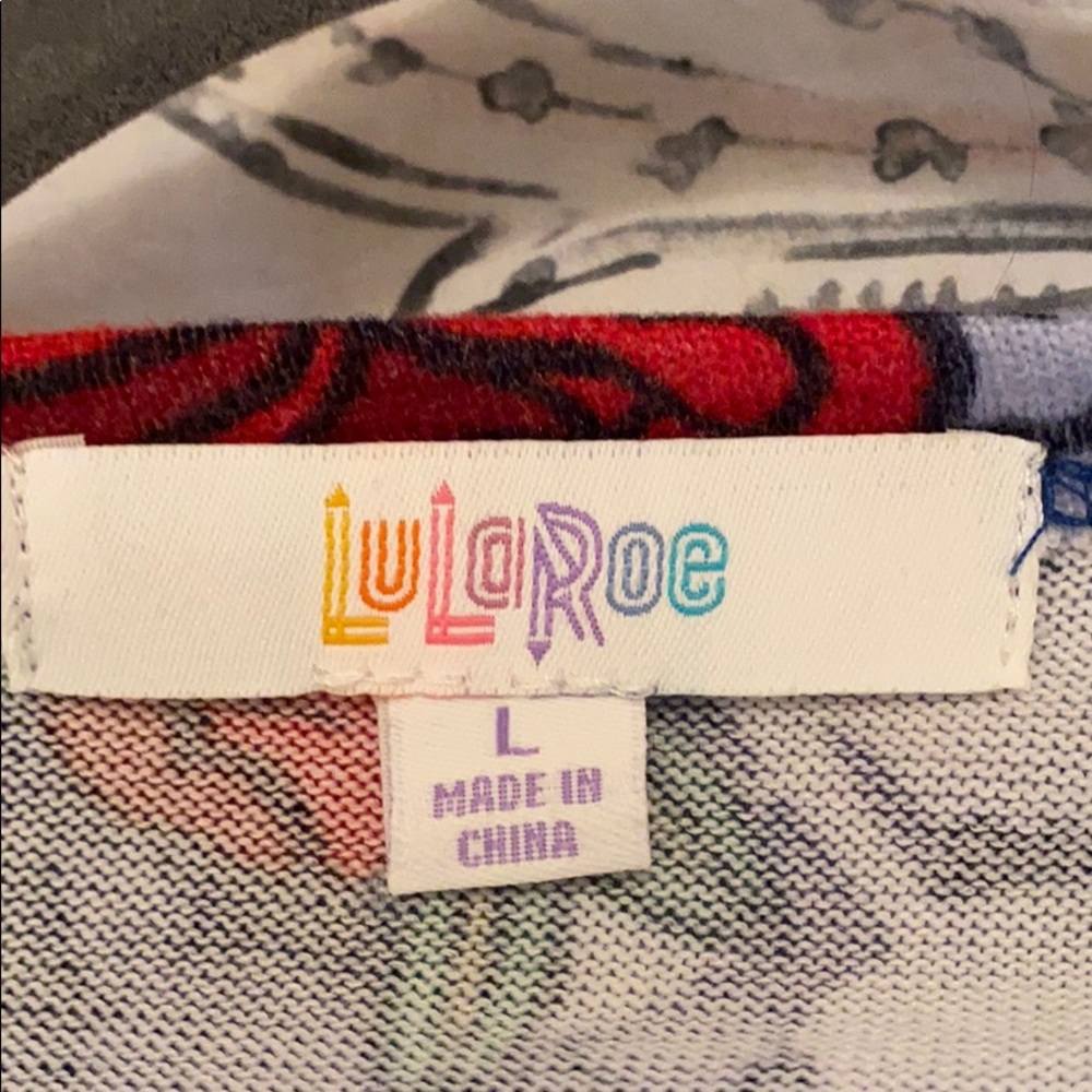 LulaRoe beautiful Sarah size L - Picture 4 of 4